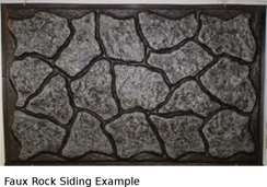 Faux-Rock panel