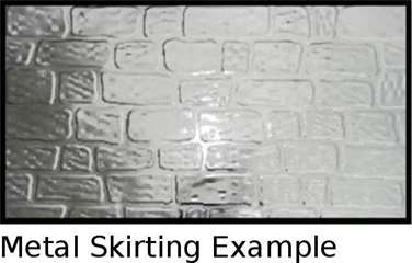 metal skirting panel
